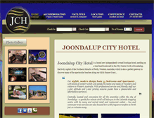 Tablet Screenshot of joondalupcityhotel.com.au